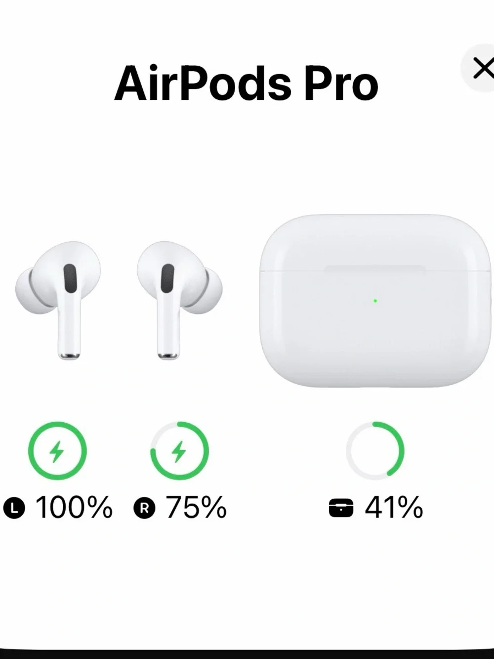 Apple White AirPods Pro (2nd Generation) with MagSafe Charging Case